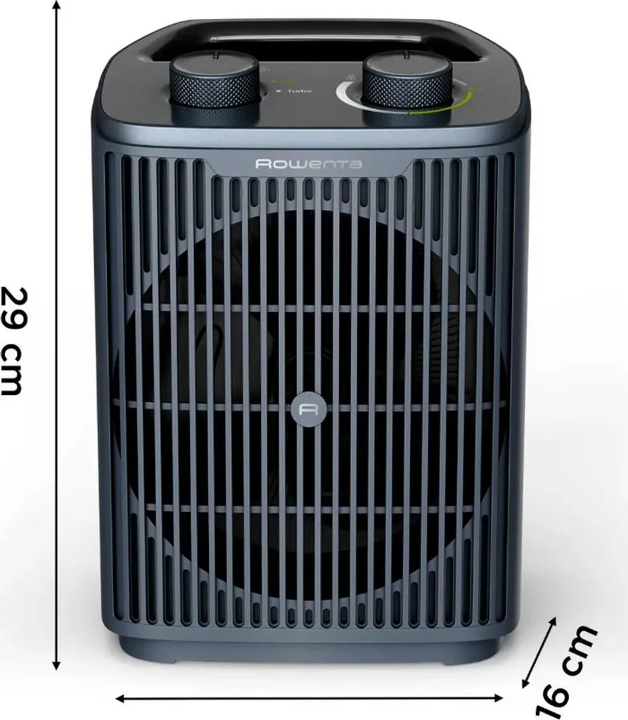 Chauffage Soufflant Rowenta 2000W - Mode Silence et Puissance Réglable
