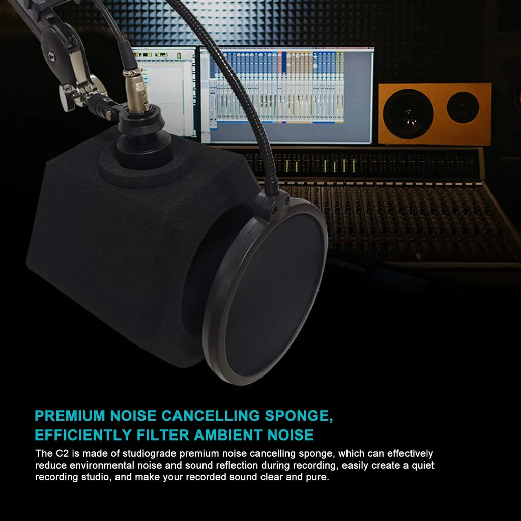 C2 Couverture microphone éponge et bonnette haute densité professionnelle - 10