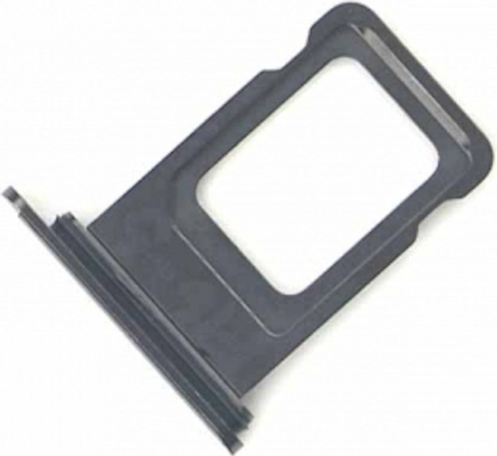 Nano Sim Kartenhalter für iPhone XS Max, Farbe:Schwarz (grau)