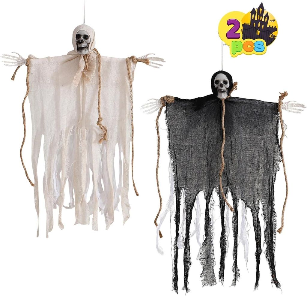 Halloween-Dekorationen – Skelette und Geister, gruselige Produktbild 