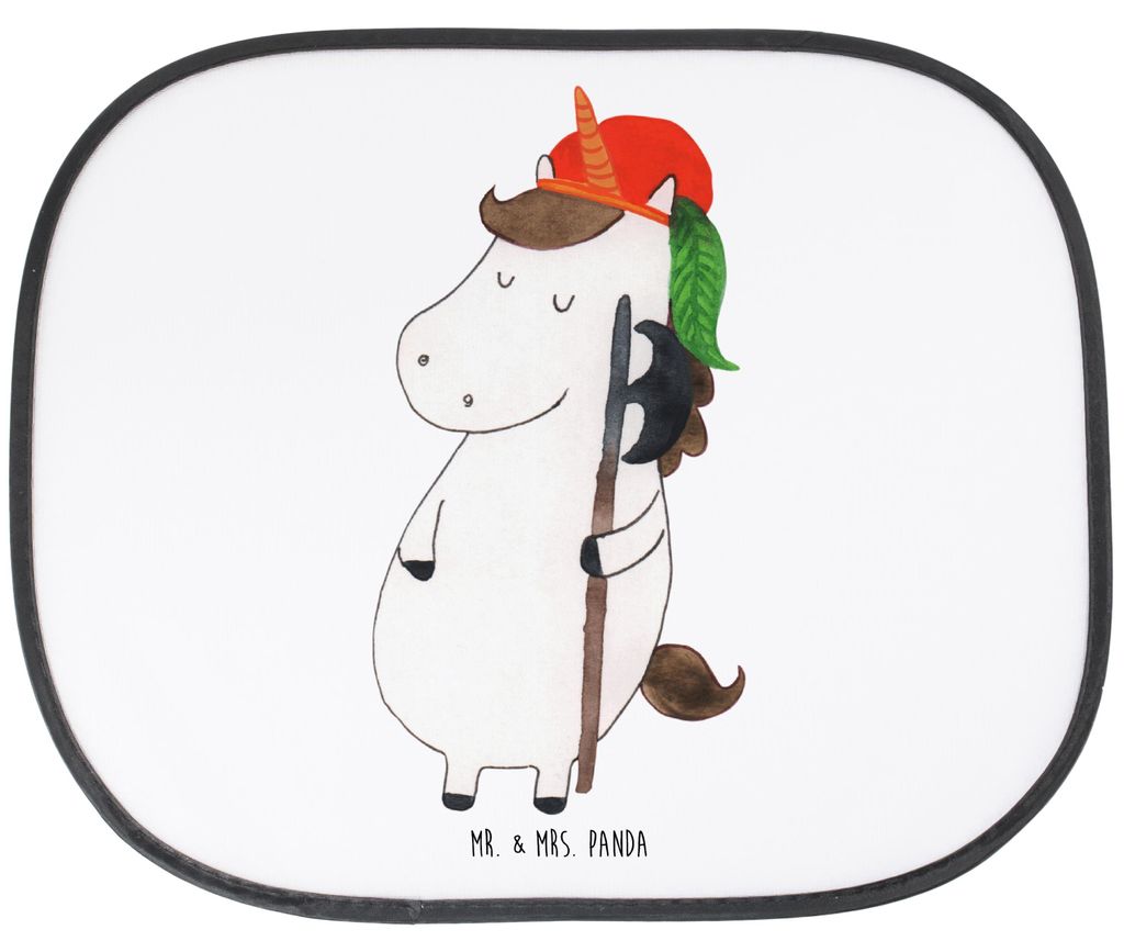 Mr. & Mrs. Panda Sonnenschutz Auto Einhorn Junge - Weiß - Geschenk, Scheibenschutz, Unicorn, Mittelalter, fenster, Sonnenblende, blendschutz, Bube...
