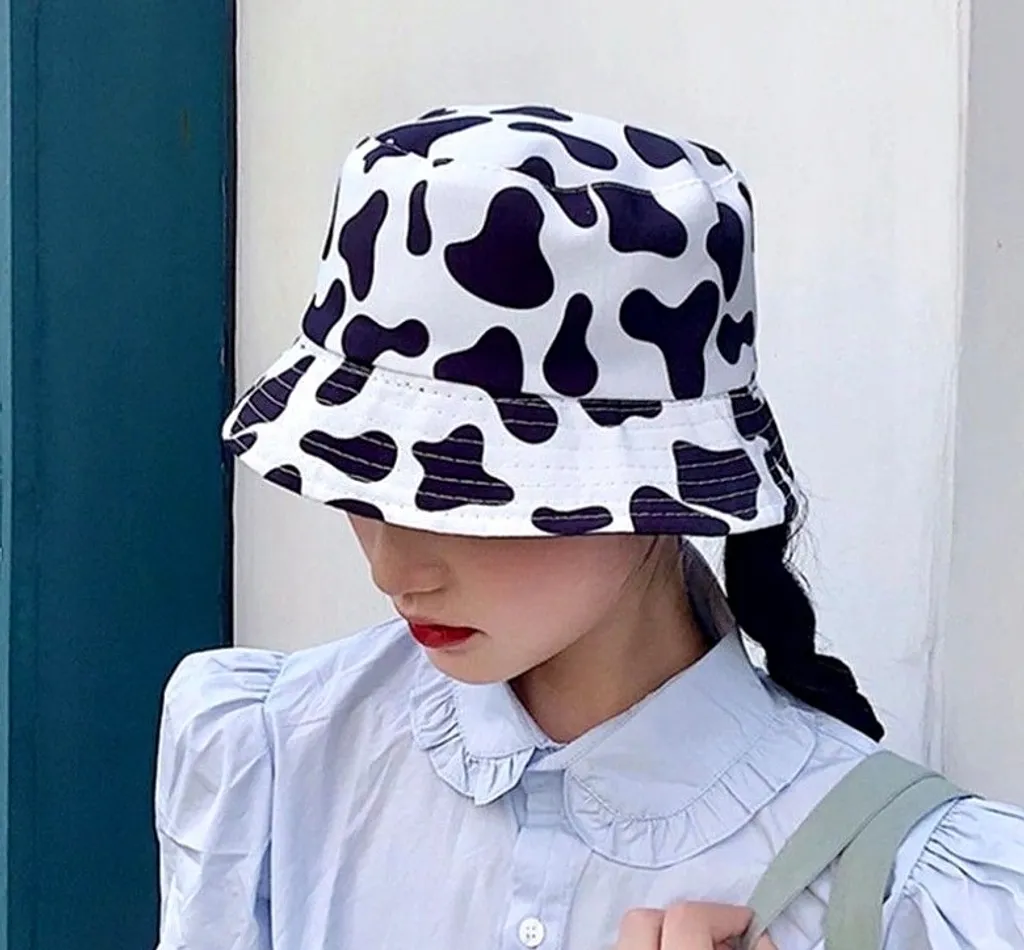 Offerta Cappello da Pescatore Double Face - Cotone Bianco Nero - 7