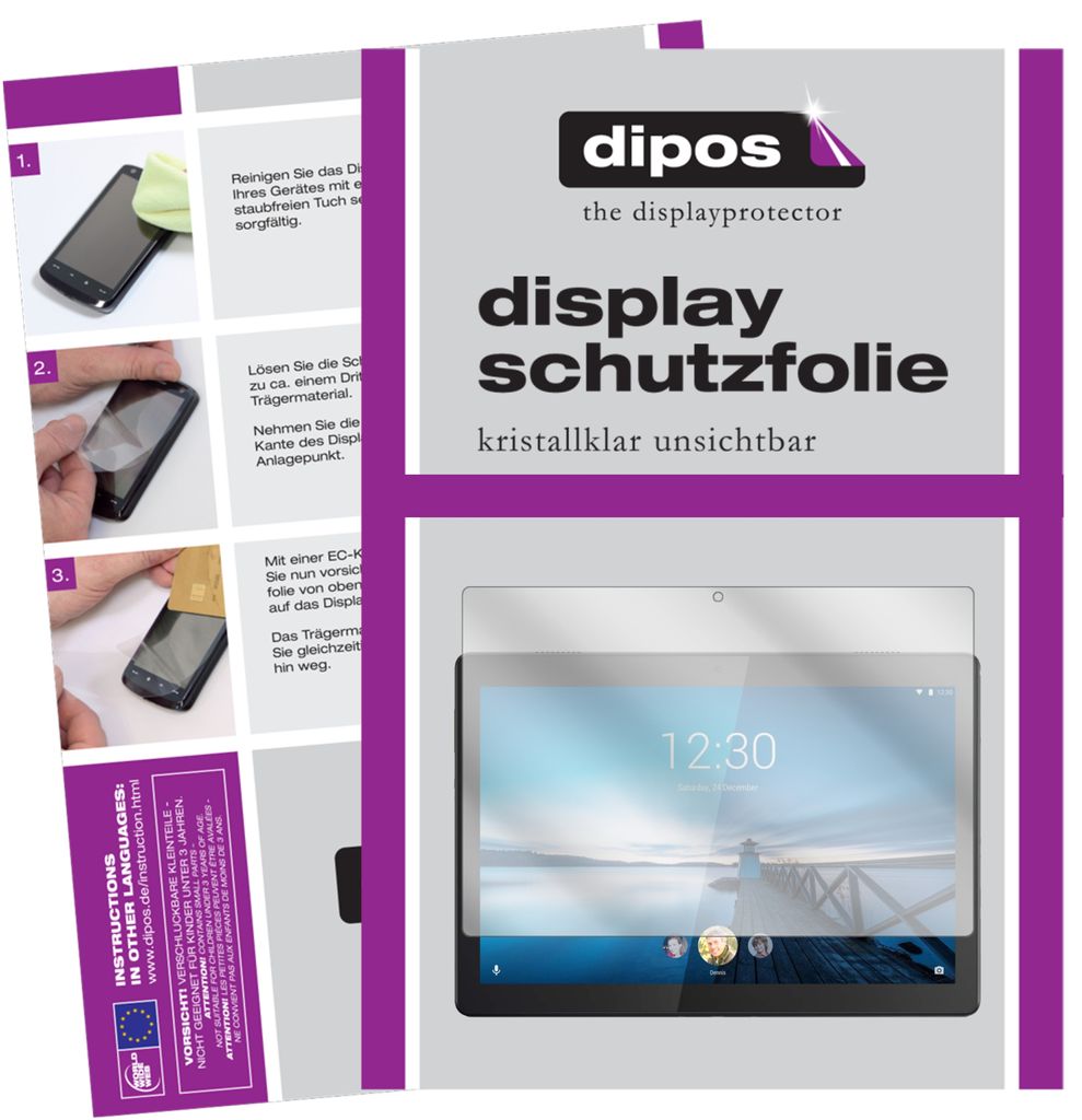 2x ochranná fólie pro Lenovo Tab M10 HD clear screen Obrázek produktu 