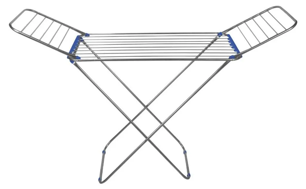 Étendoir à linge vertical inox grande capacité - Séchoir pliable 20m