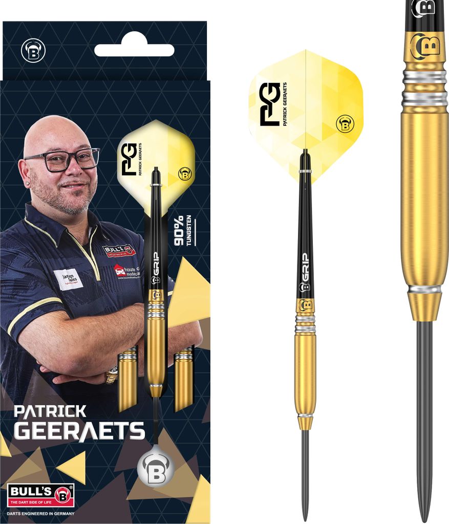 BULL'S Patrick Geeraets Steel Dart - 23g -- 1 Satz