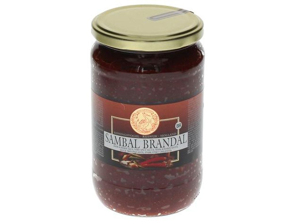 Koningsvogel - Pasta di peperoncino/Sambal Brandal - 750 g Immagine del prodotto 