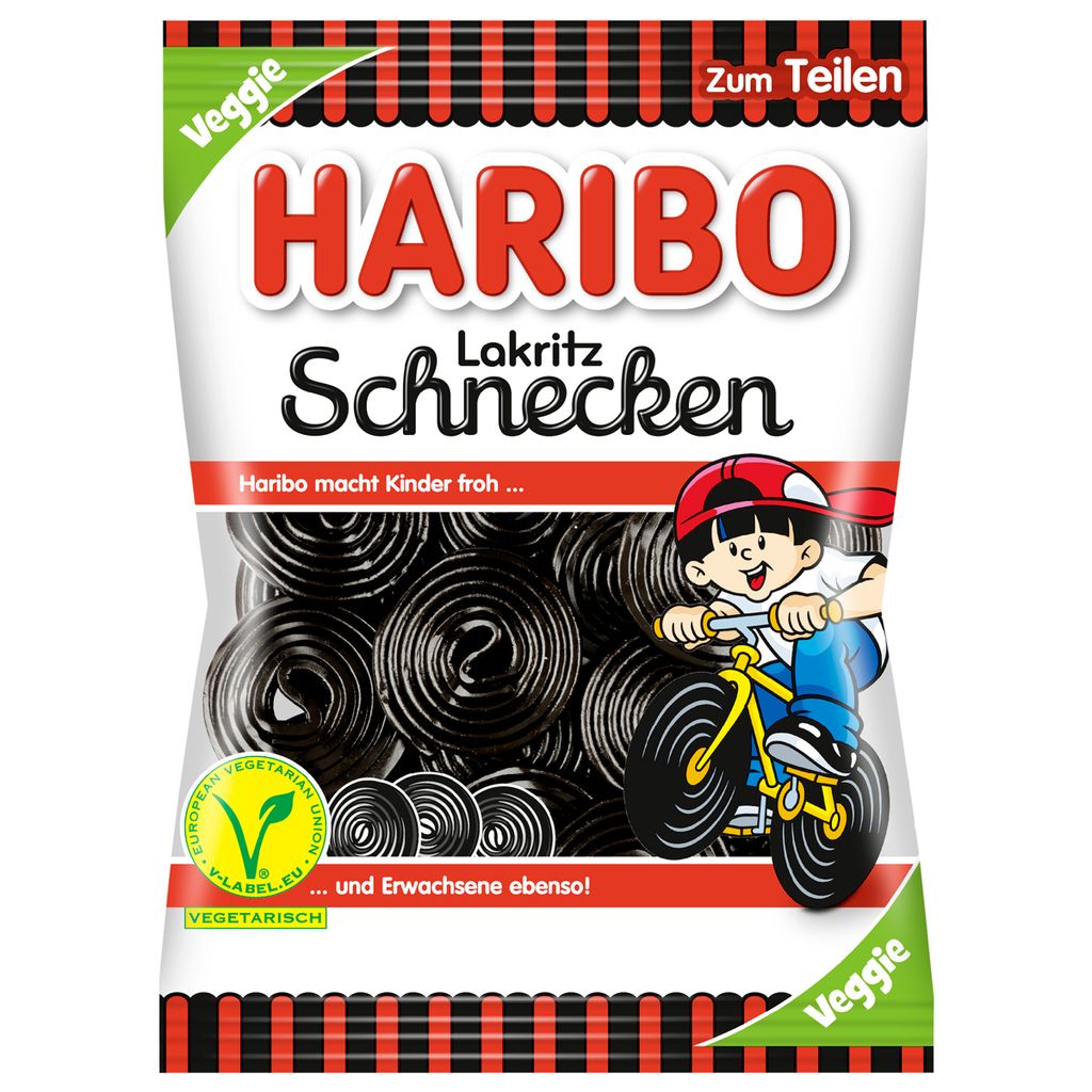 Haribo Liekopisné šneky z koreňa sladkého drievka Classic Obrázok produktu 