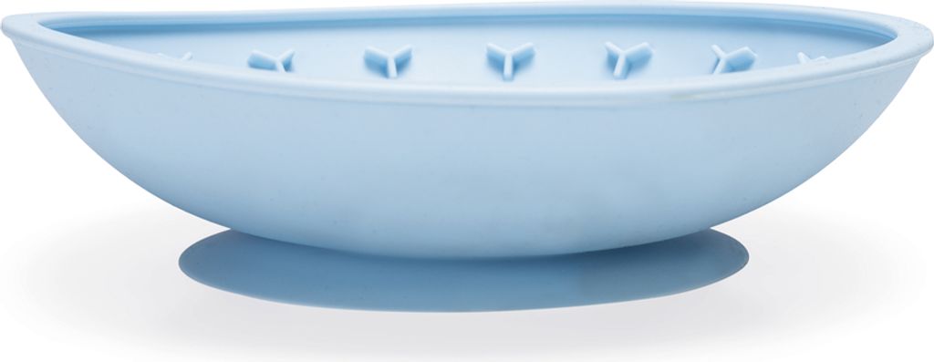 Beeztees Leckmatte Schale aus Silikon hellblau