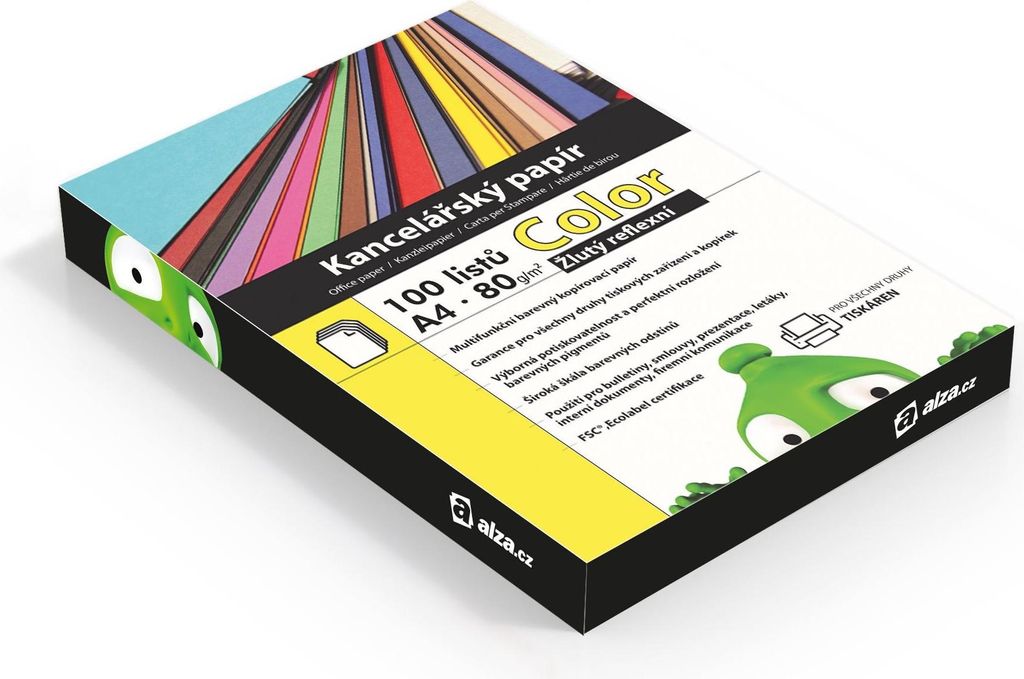 Alza Color A4 gelb reflektierend