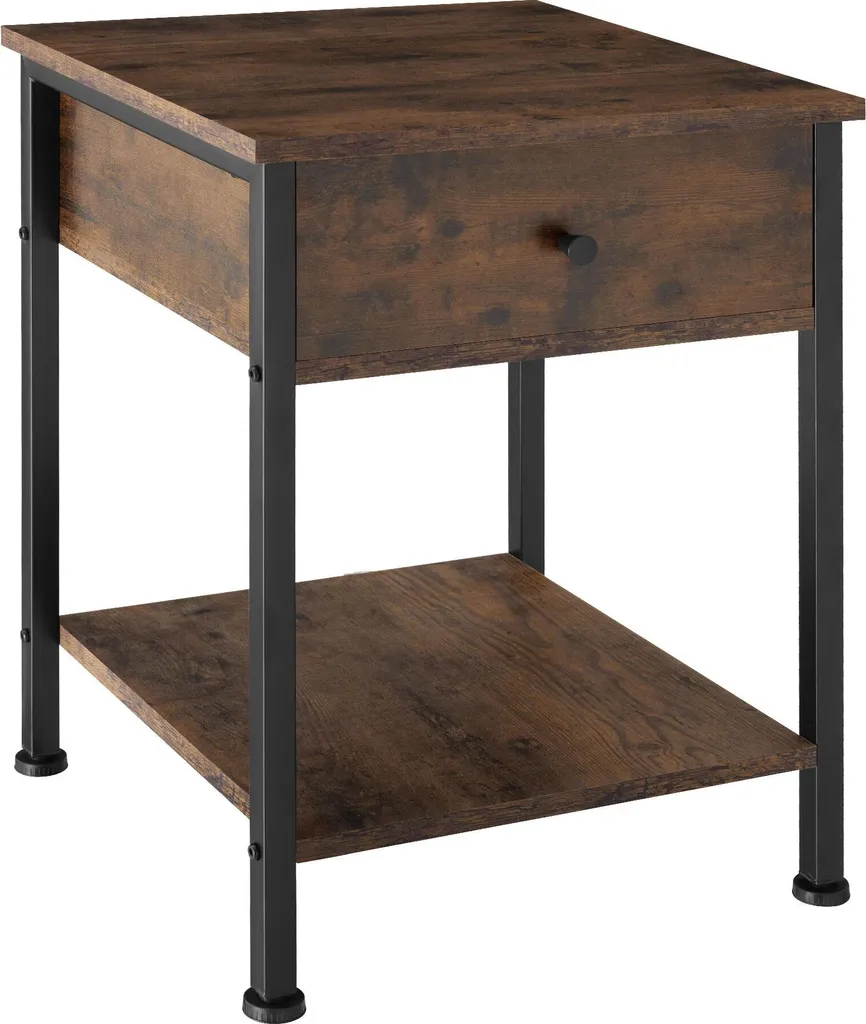 Petite table de chevet Bradford 40x40 - Meuble d'appoint stable et déco