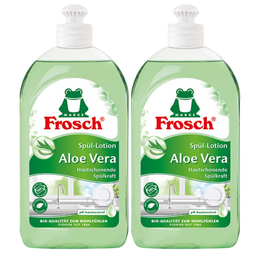 2x Frosch Aloe Vera Handspül-Lotion 500 ml