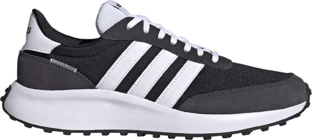 Adidas Run 70s Classic Retro Sneaker Sportschuhe schwarz/weiss GX3090, Schuhgröße:43 1/3 EU