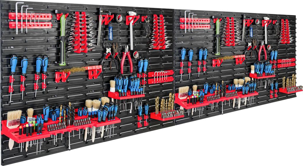 Lagersystem Werkstattregal | 230 x 78 cm | | Wandregal mit Produktbild 