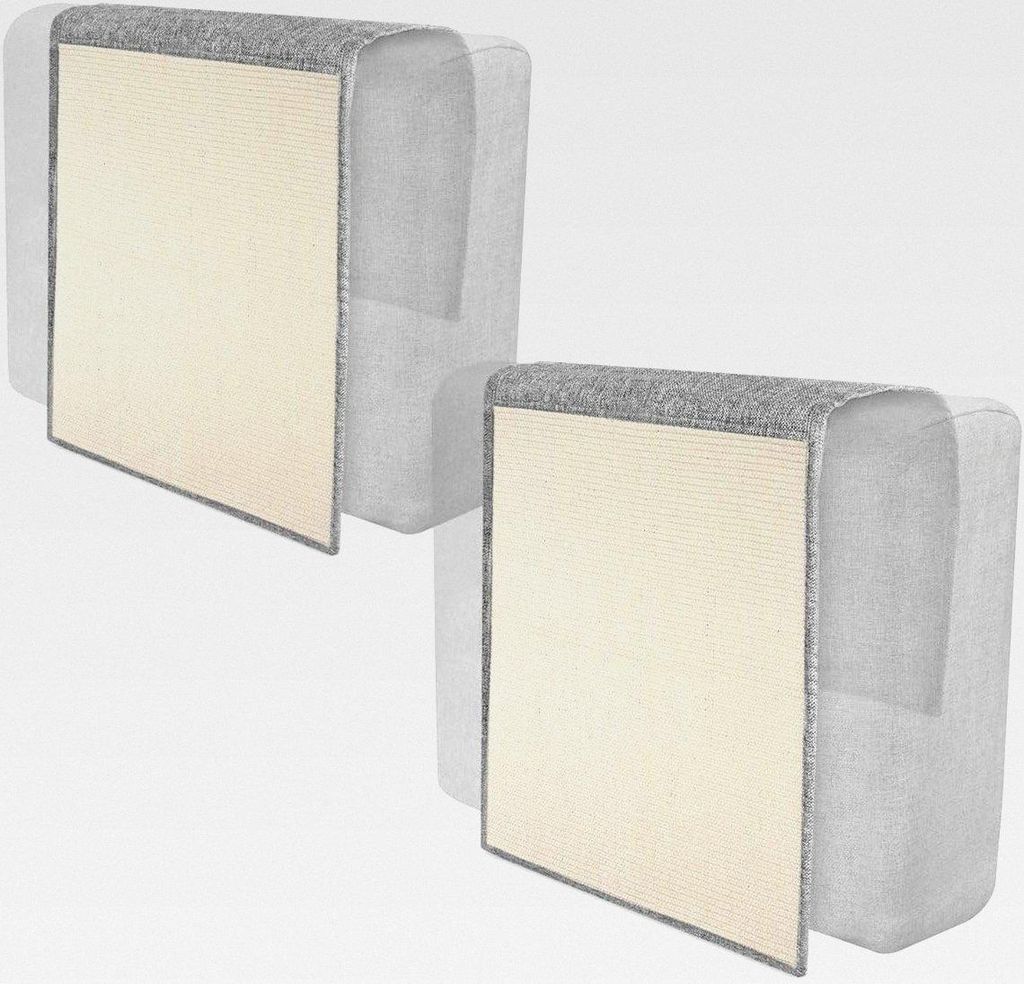 Katzen Kratzmatte Kratzschutz Sofa - Sisal Kratzteppich 130 x 45 cm für Katze - Couch Katzenkratzmatte - auch für Hunde geeignet