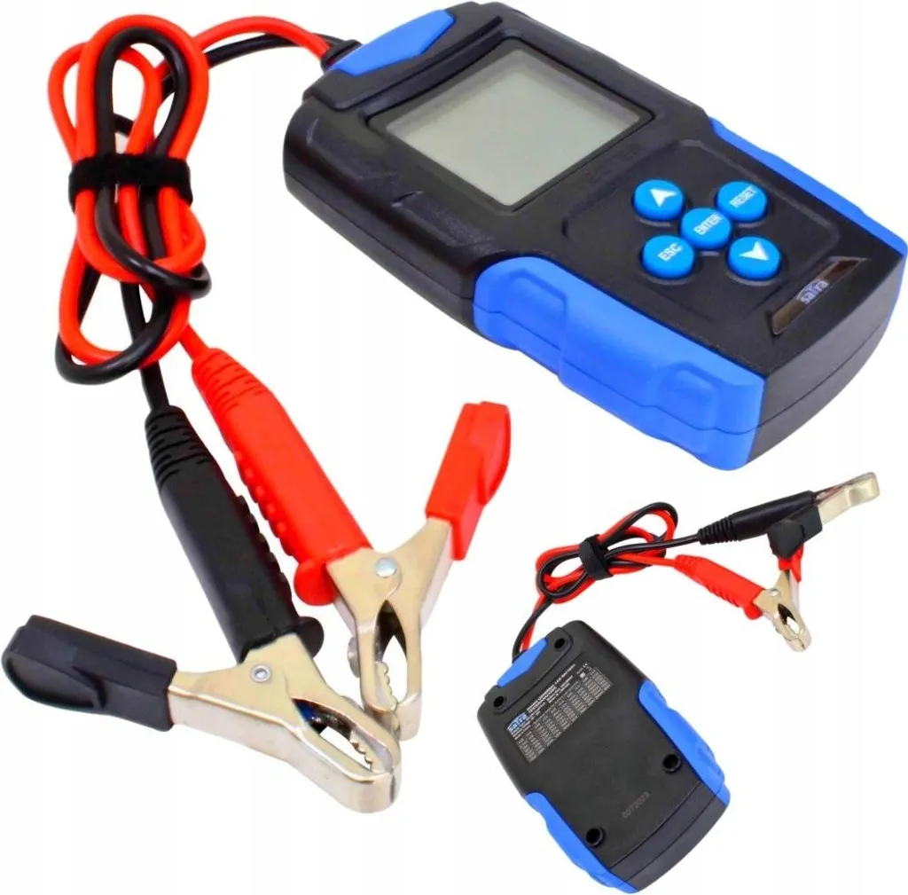 Tester Batteria Auto 12V 24V LCD Professionale - Diagnosi Rapida - 6
