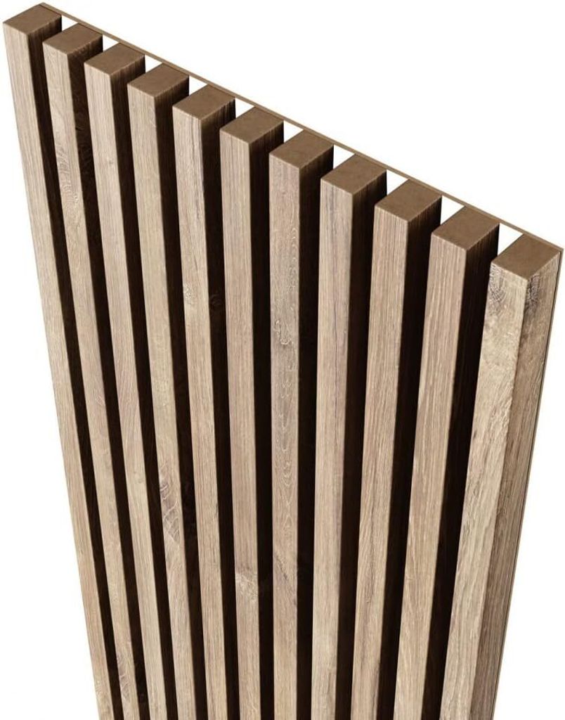 MEBANO. Akustické panely na bílé desce 4 kusy 240x18,5 cm Obrázek produktu 
