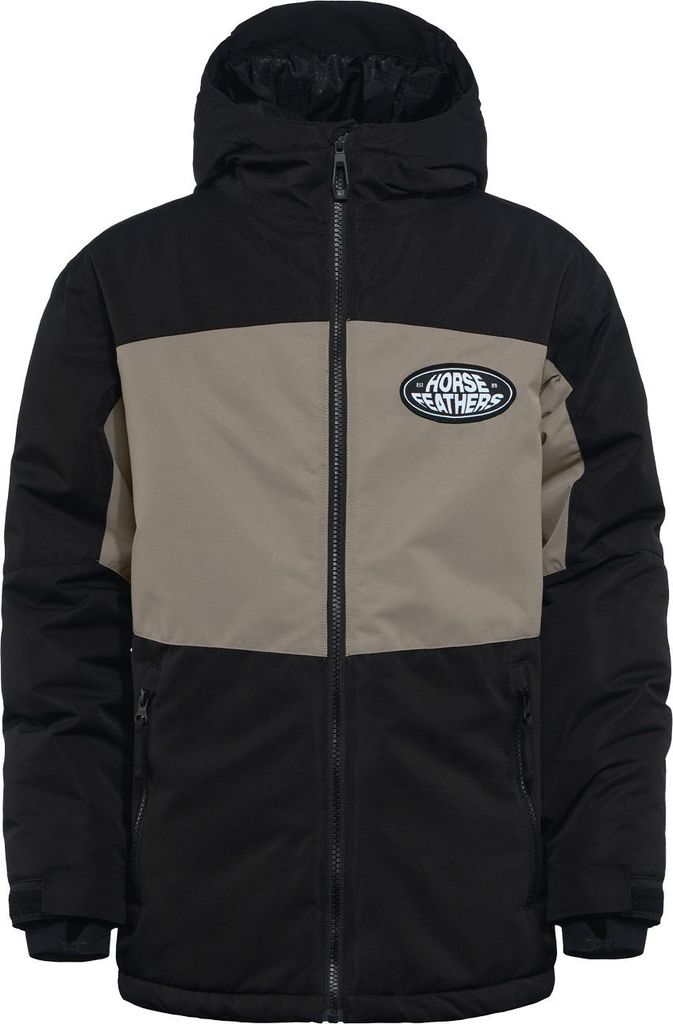 Horsefeathers Kinder Ski- Snowboardjacke JUNO YOUTH JACKET, Größe:M, Farben:black/taupe
