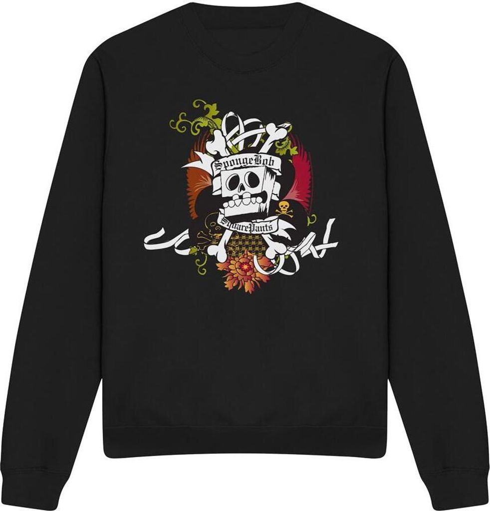 SpongeBob SquarePants - "Rest In Peace" Sweatshirt für Herren/Damen Uni TV12787 (XL) (Schwarz)