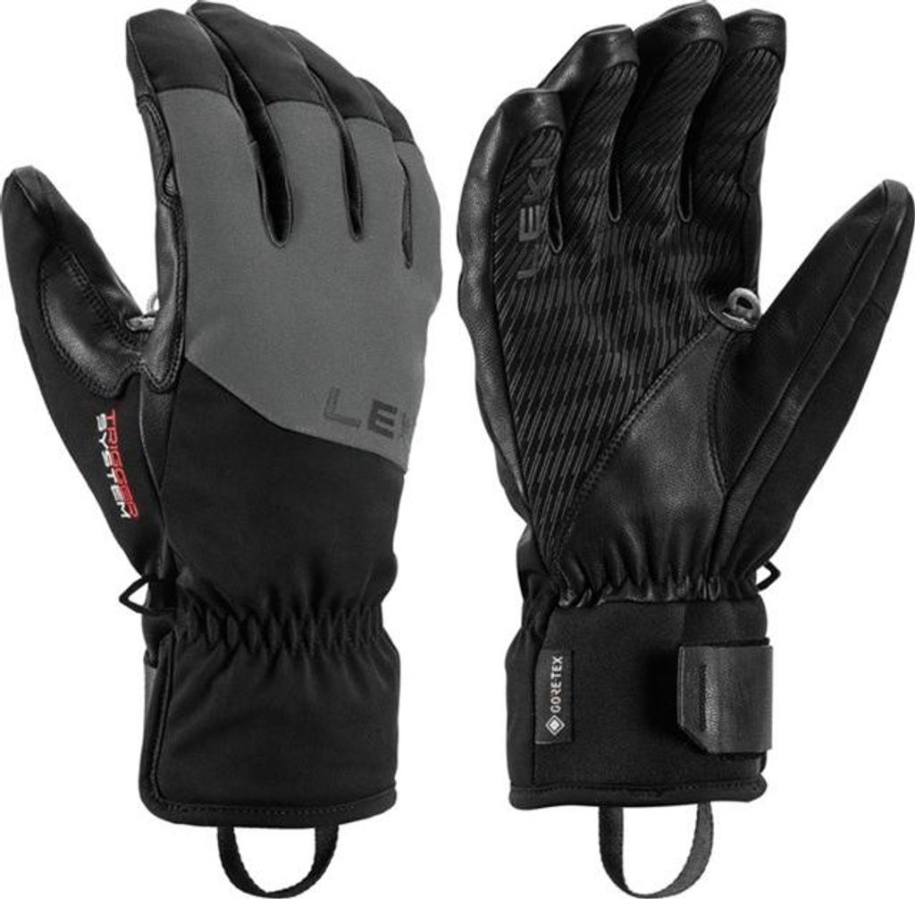 Leki Alpino Pegas 3d Goretex Handschuhe Schwarz 9.0 Herren Schwarz 9.0