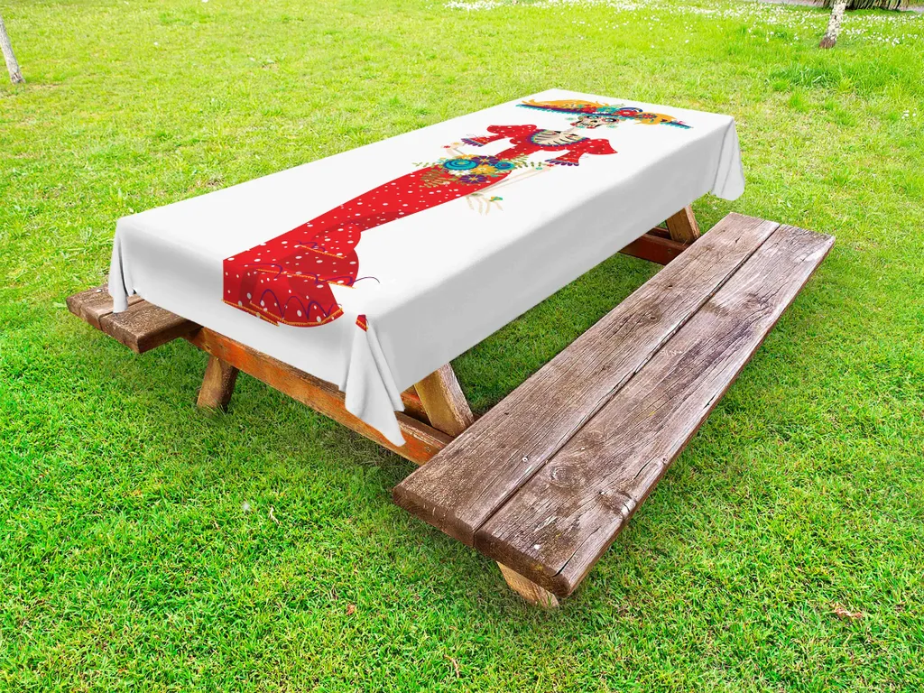 Tovaglia Outdoor Catrina Vintage 145x265 - Decorazione Fiesta