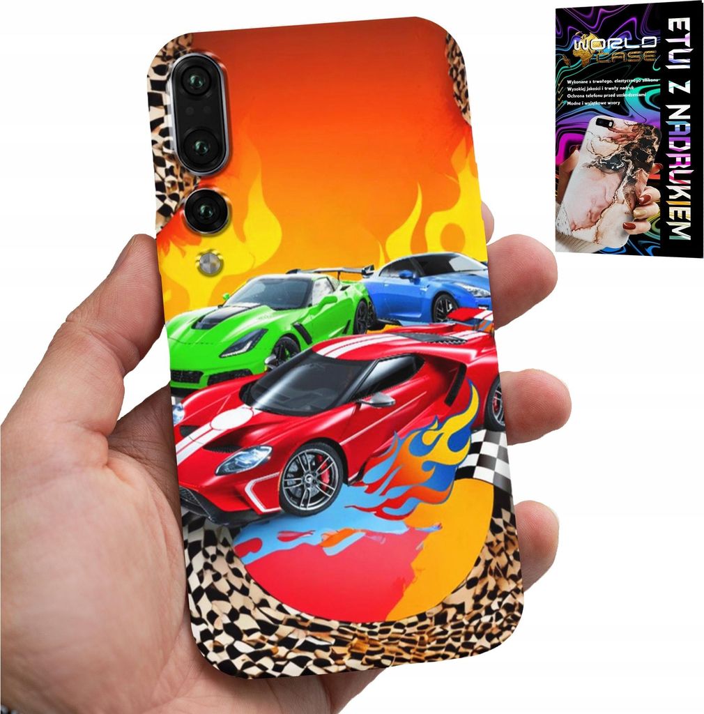 Hülle Für Huawei P20 Plus - Für Kinder, Rennwagen + Film
