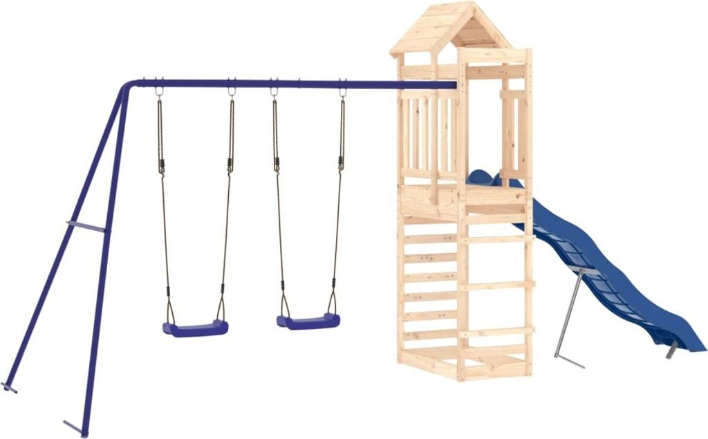 vidaXL Spielturm Massivholz Kiefer