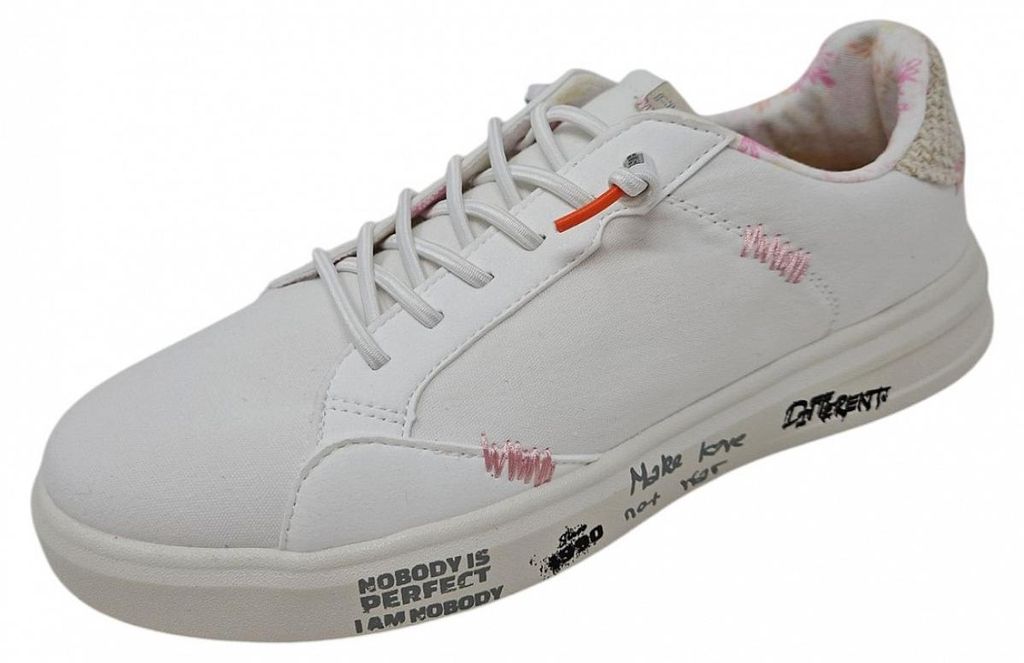 Scarpe Fusion in tela bianca Immagine del prodotto 