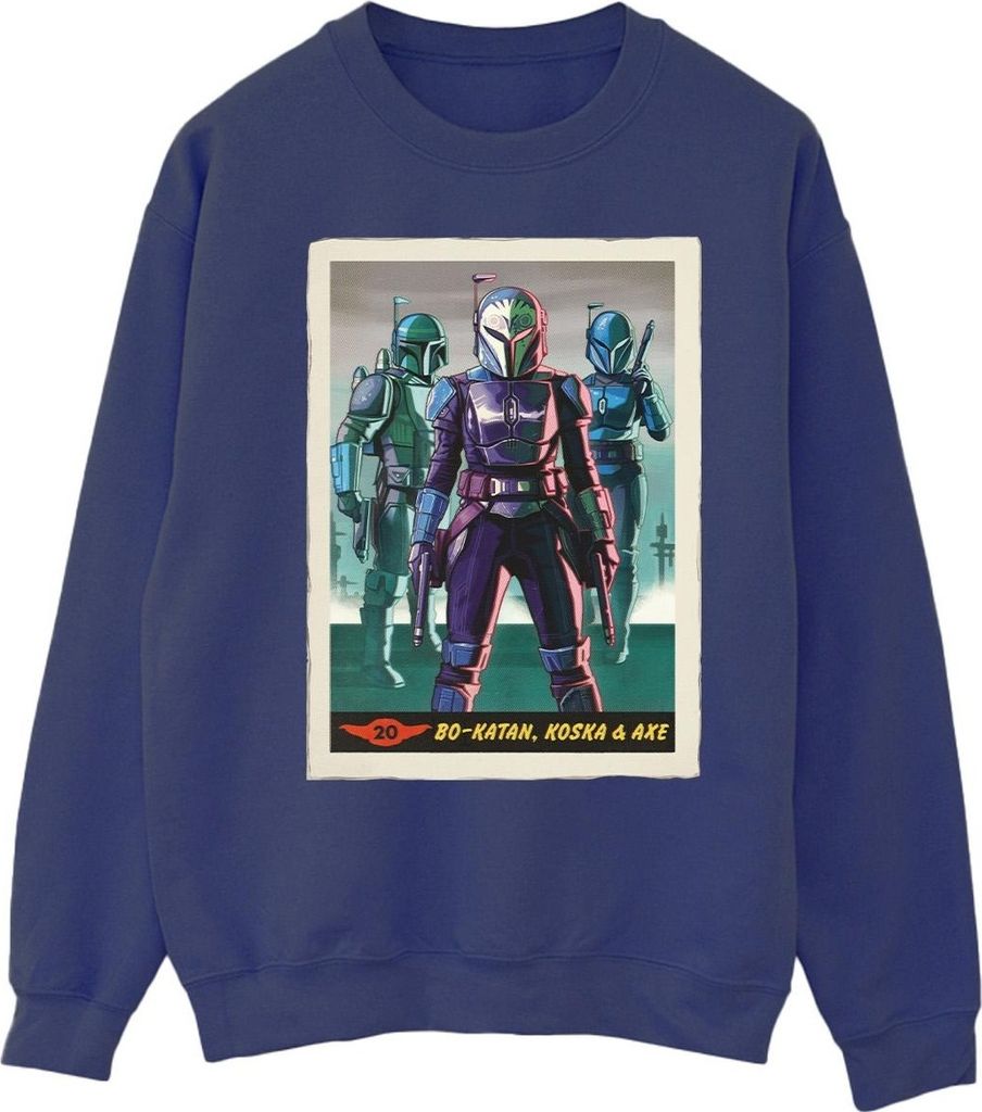 Star Wars - "The Mandalorian" Sweatshirt für Herren BI46586 (5XL) (Marineblau)