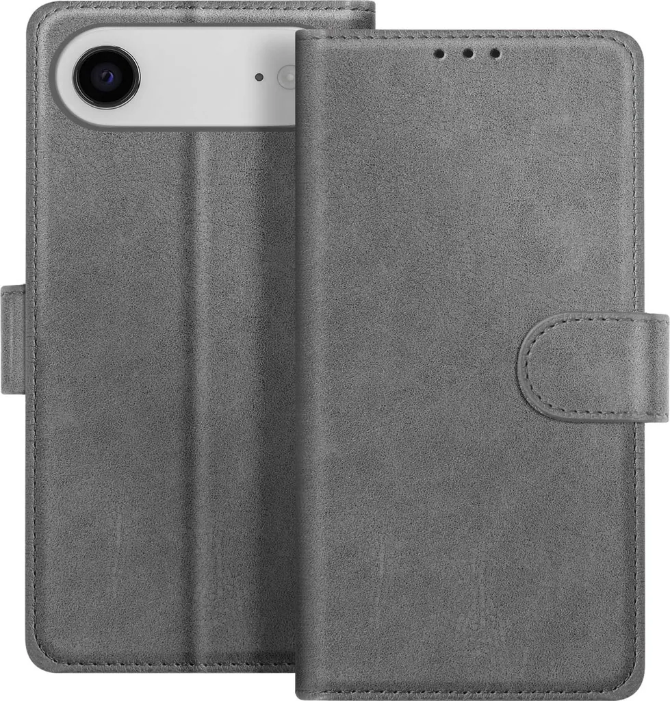 Cover Portafoglio iPhone Air Avizar Chesterfield | Grigio Professionale