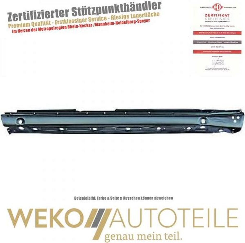 Einstiegblech rechts DIEDERICHS 9142042 für MERCEDES-BENZ