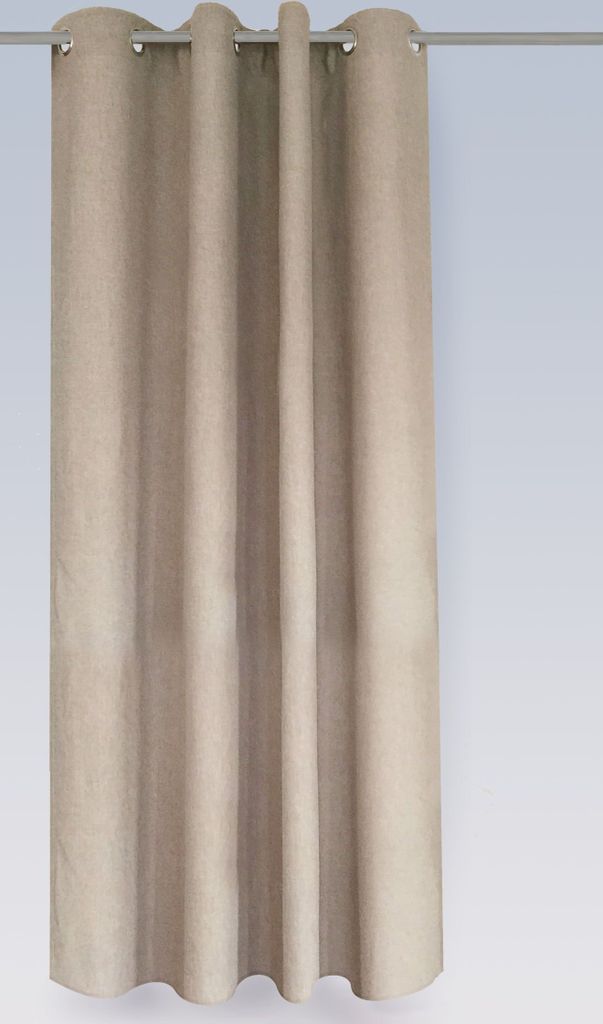 GÖZZE Ösenschal LINUS taupe BH 140x245 cm braun Produktbild 