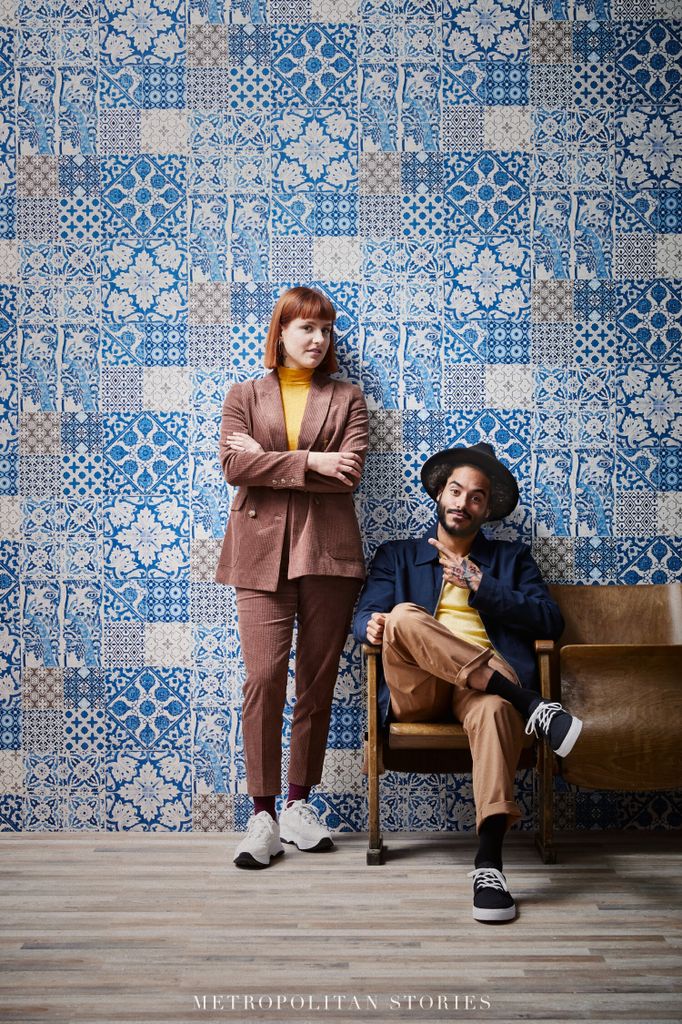 Livingwalls Fliesentapete Metropolitan Stories Anke & Daan Produktbild 5