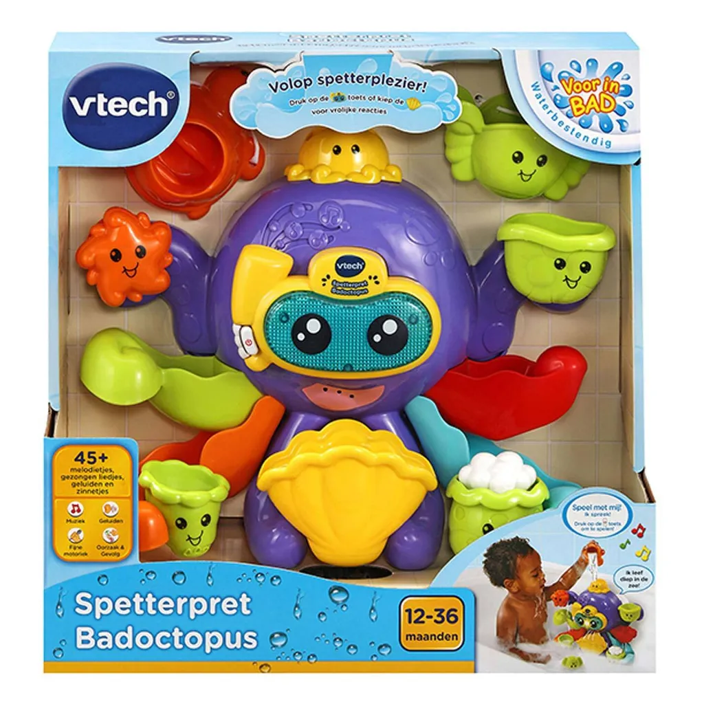 Pieuvre de Bain Interactive VTech à Effet Sonore et Vocal pour Enfant - 2
