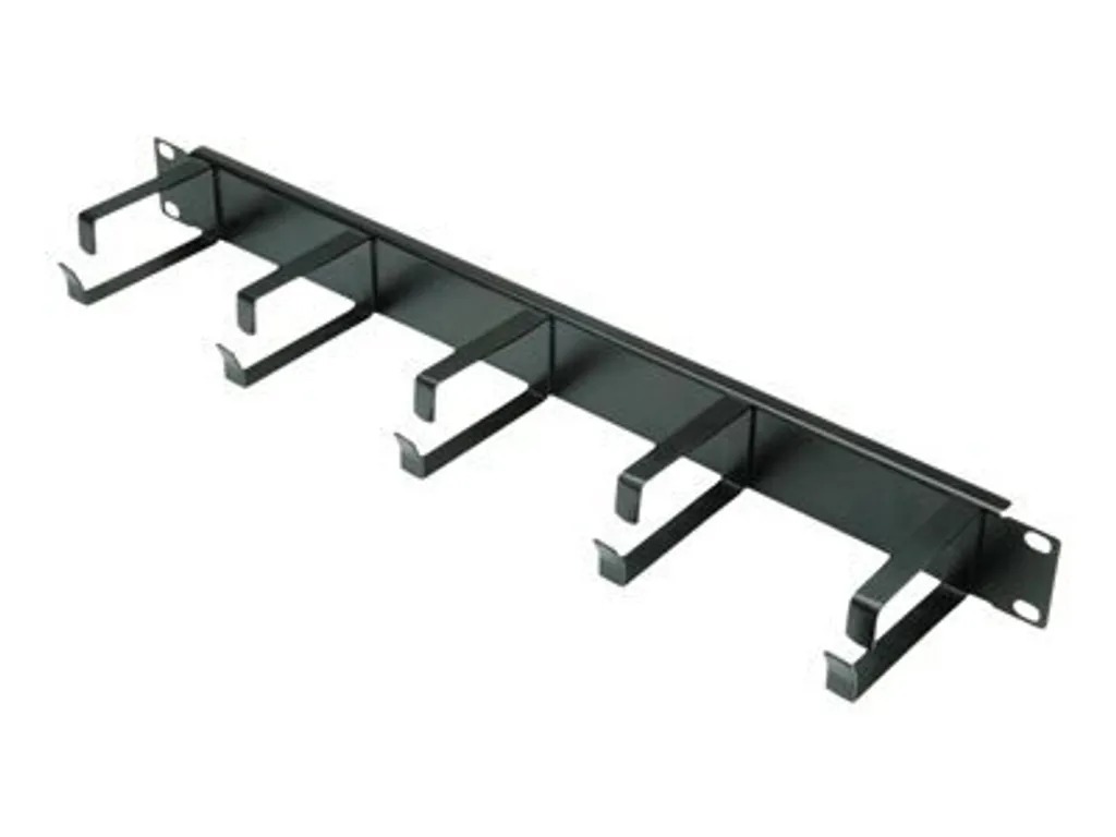 VALUE Pannello Passacavi Rack 19" 1U Nero RAL 9005 - Qualità Pro