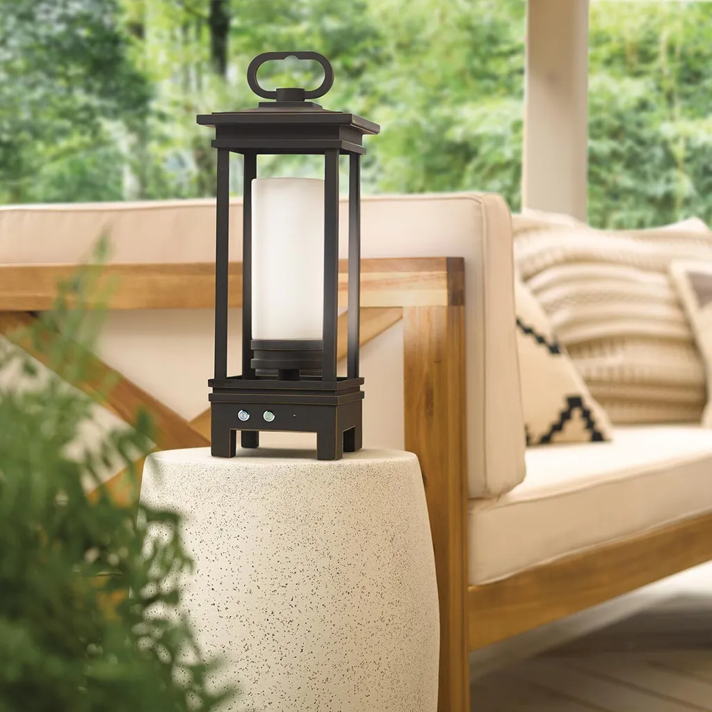 Lampe de jardin Bluetooth South Hope Kichler pour soirée d'été - 2