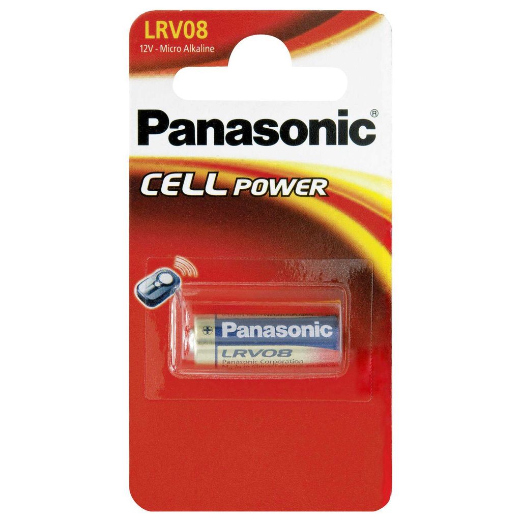 Panasonic Alkali Batterie LRV08, 38 mAh, 12 V, LRV08L/1BE Produktbild 