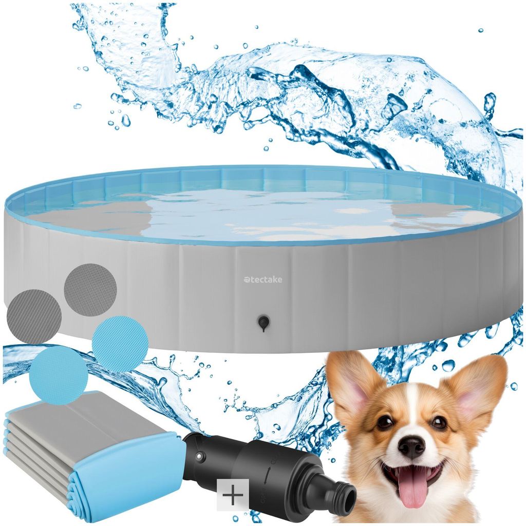 tectake® Hundepool Nele verschiedene Größen schneller Auf- Produktbild 
