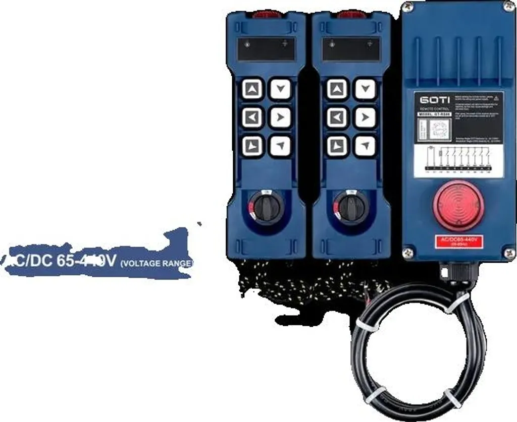 Télécommande UHF pour grue 65-440V : stoppez les pannes de signal filaire