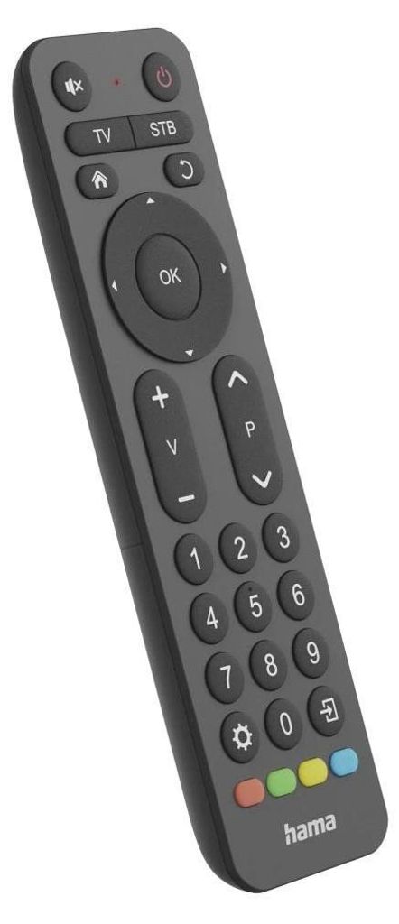 Hama 00221056, TV, IR Wireless, Tlačidlá, Čierna Obrázok produktu 