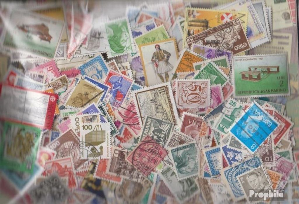 Briefmarken Westeuropa 5000 verschiedene Marken
