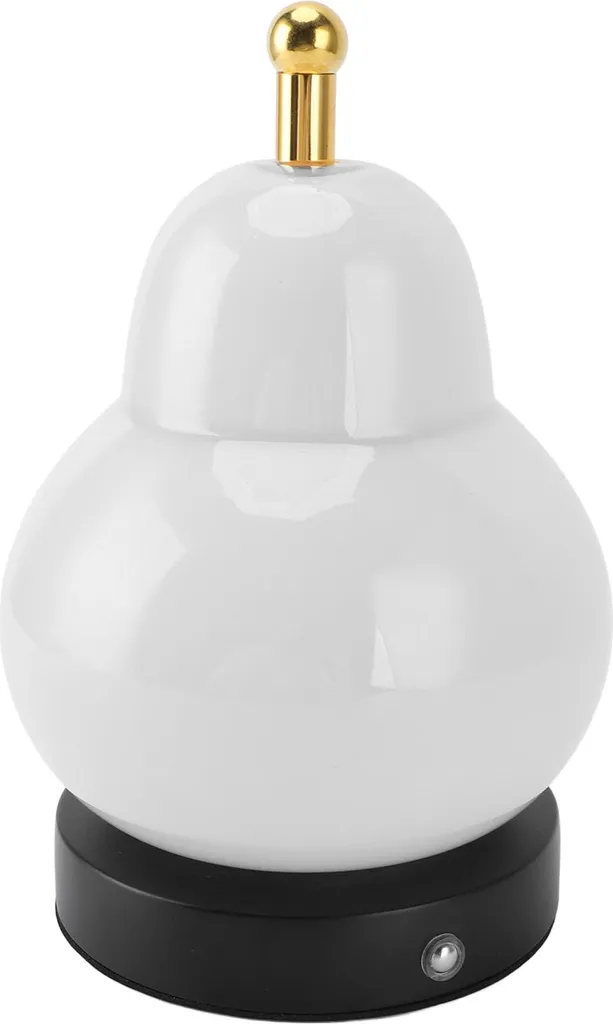 Lampe de Table Poire Tactile avec Gradation Continue en Blanc Pur