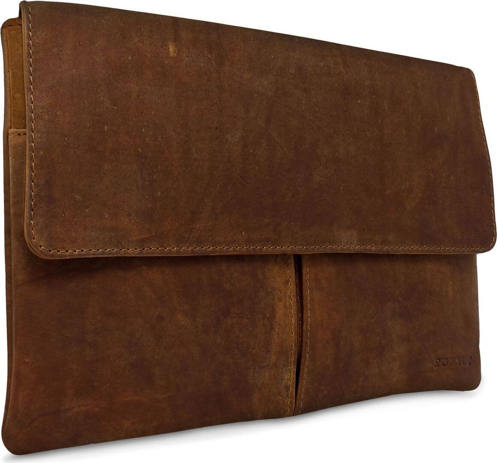 ROYALZ Ledertasche für Microsoft Surface Pro 4 / Microsoft Surface Pro 12,3 2017 Tasche Leder (ohne Tastatur) Schutzhülle Retro Vintage Look, Far...