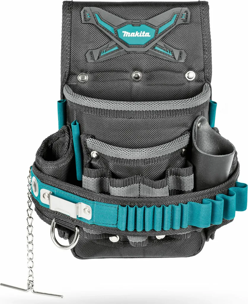 Sacoche à outils Makita Ultimate avec sangle cuir et œillets métalliques