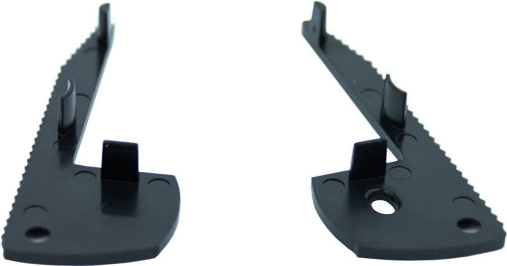 S01 LED Aluprofil Treppenprofil 2x Endkappen schwarz