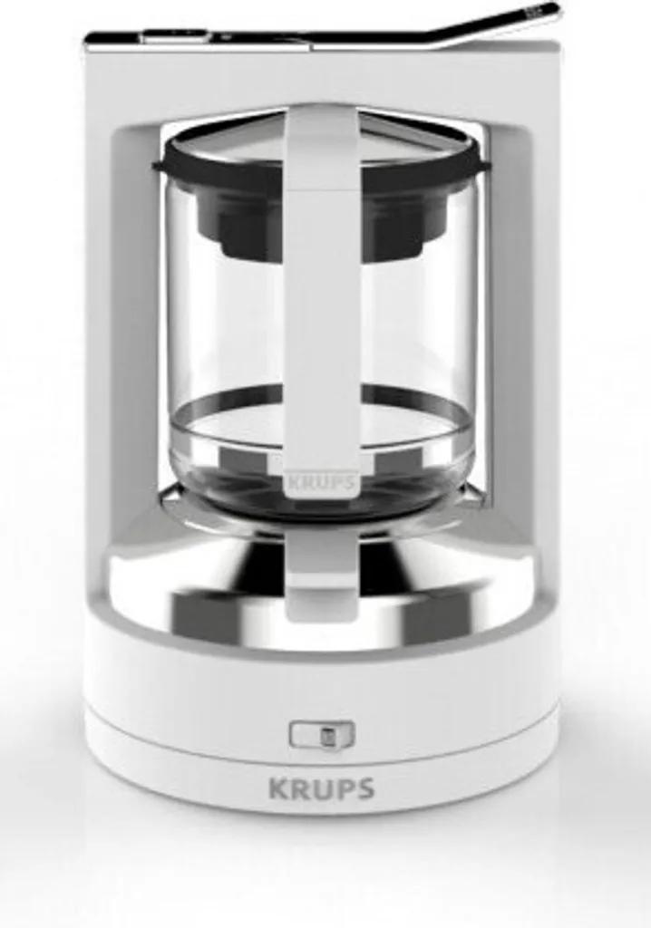 Krups T8.2 KM 4682 Cafetière à Pression 12 Tasses - Noir et Inox