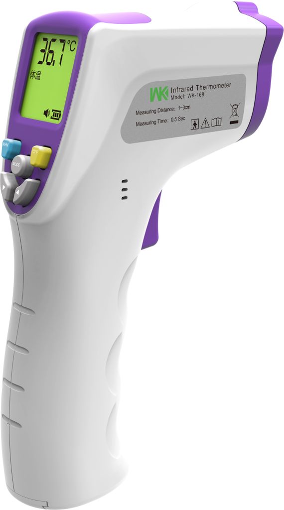 BESAFE Infrarot-Thermometer WK168 für Personen und Babys - Stirnthermometer für präzise Messungen (Messart: an der Stirn)