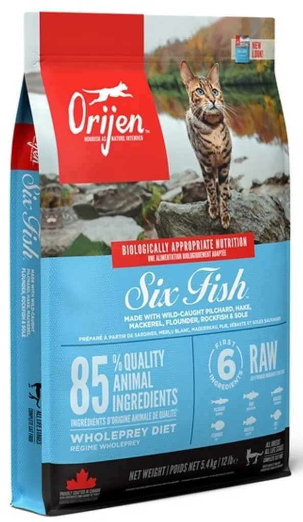 Orijen Six Fish Chat - Solution pour Chat Difficile et Sans Appétit