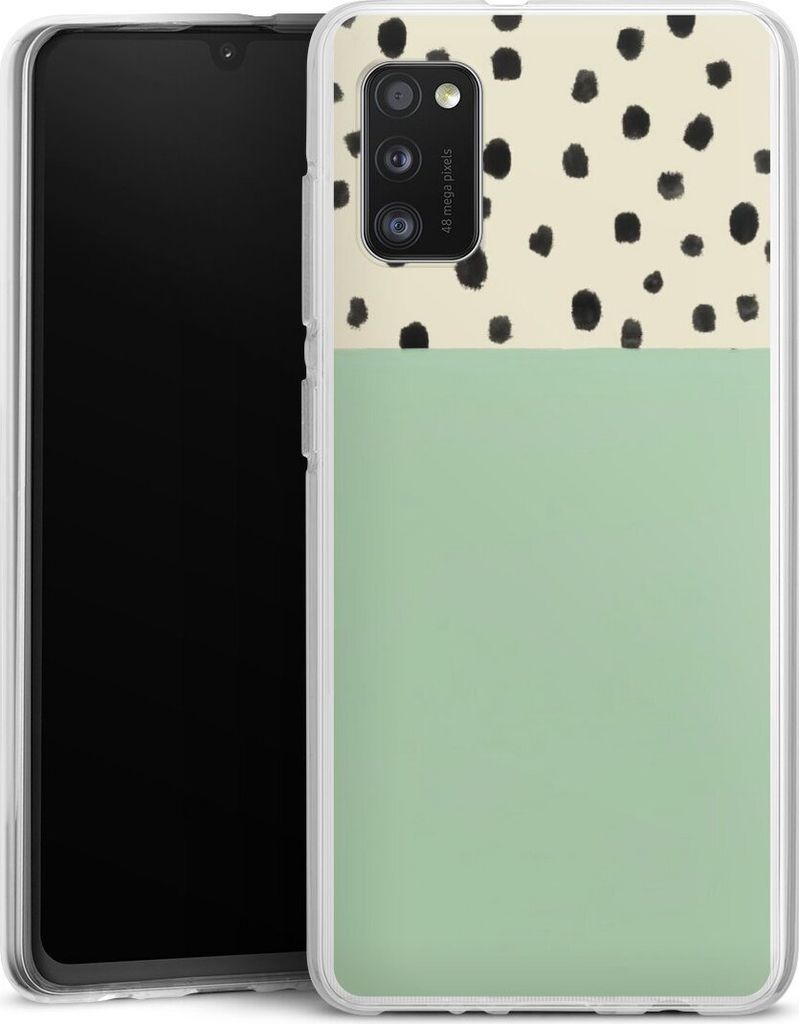 DeinDesign Handyhülle für Samsung Galaxy A41 Silikon Hülle Case Smartphone Schutzhülle Abstrakt Boho Polka Dots
