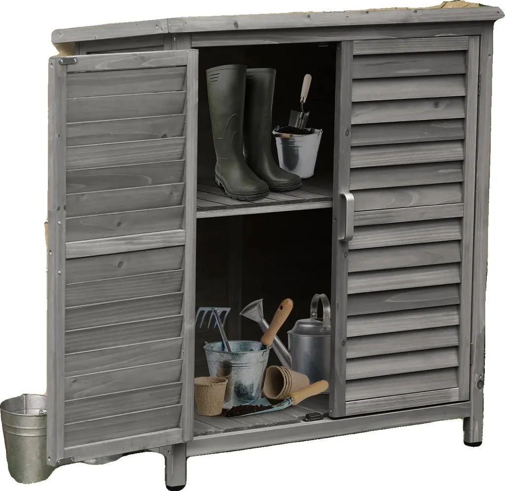 Protégez vos outils de l'humidité avec cet abri de jardin bois toit en pente