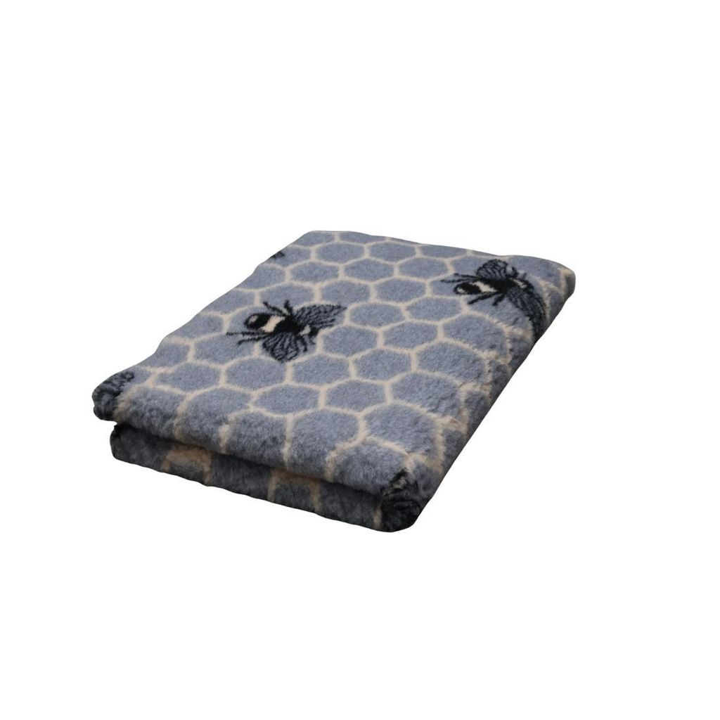 Vet Bed Hundebett Muster Biene Bees grau 150 x 100 cm